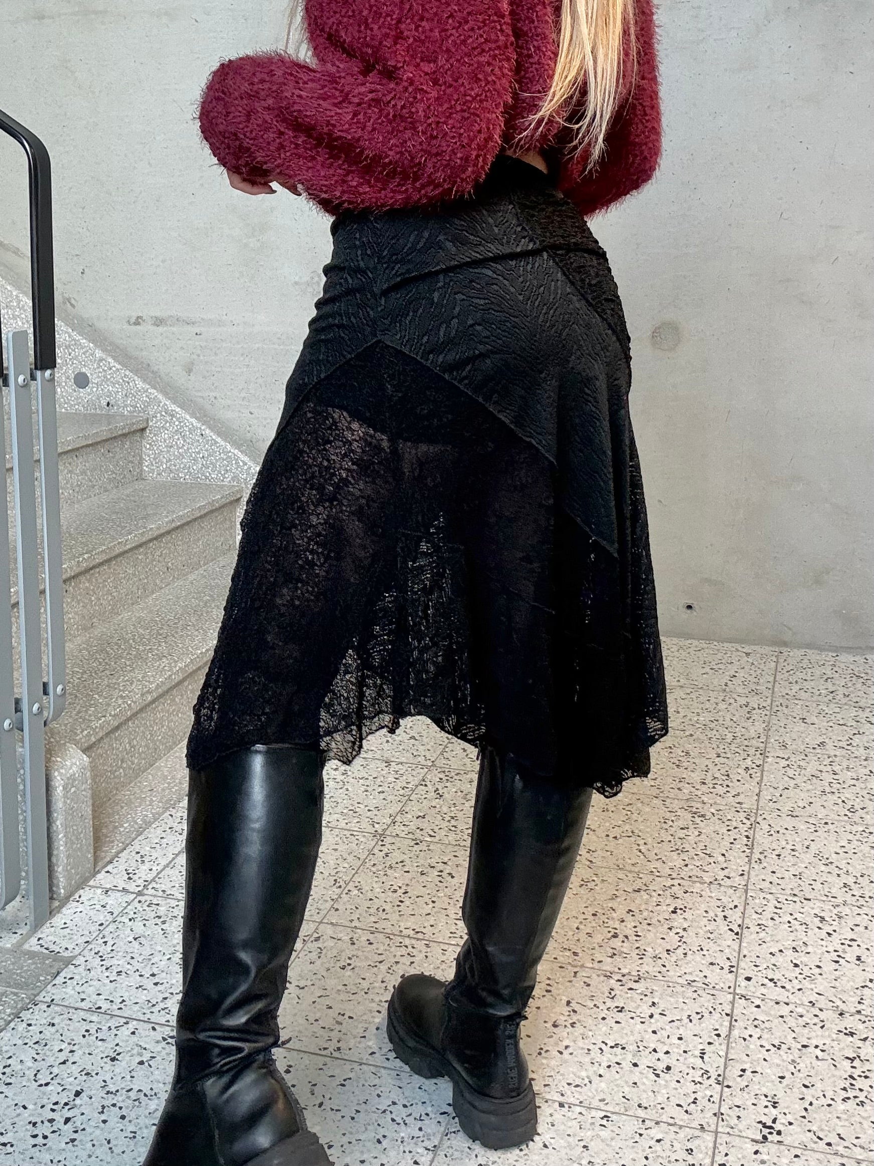 NMTRUDY Long Skirt - Black